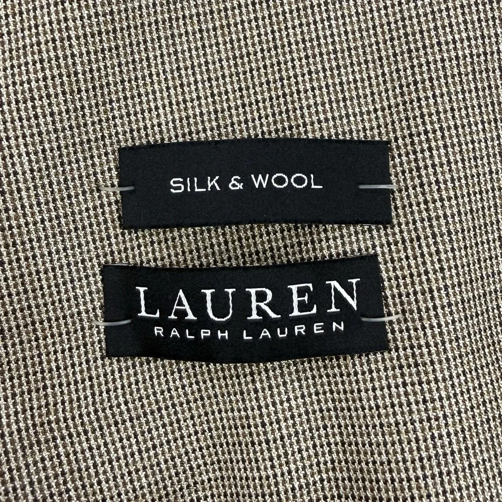 Lauren Ralph Lauren Blazer Mens 48L NWT Silk Wool Black Label Ultra Flex Classic